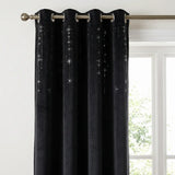 Diamondo Velvet Blackout Eyelet Ring Top Curtains 2