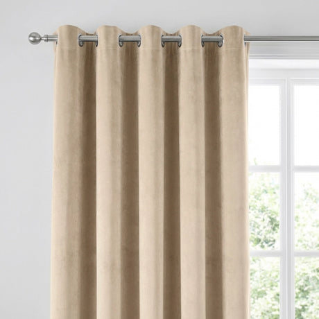 Hampton Velvet Blackout Eyelet Curtains 11