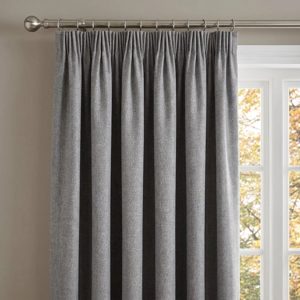 Eclipse Blackout Tape Top Pencil Pleat Curtains 8