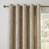 Chateau Jacquard Ready Made Eyelet Curtains 2