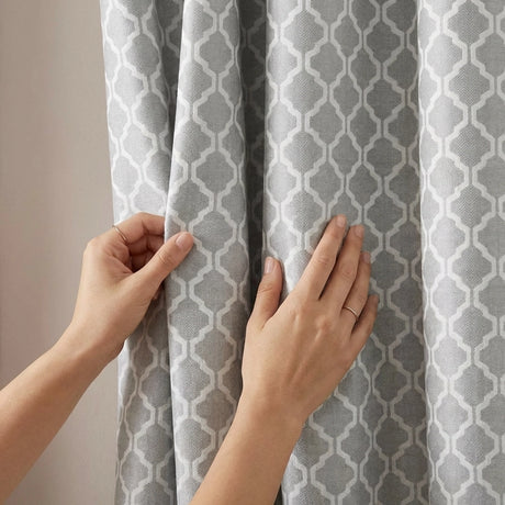 Cotswold Jacquard Eyelet Ring Top Curtains 3