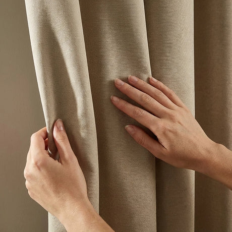 Sorbonne Cotton Lined Ready Made Eyelet Curtains 29