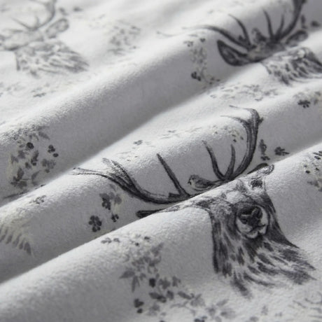 Angus Stag Flannelette Duvet Cover Set 8