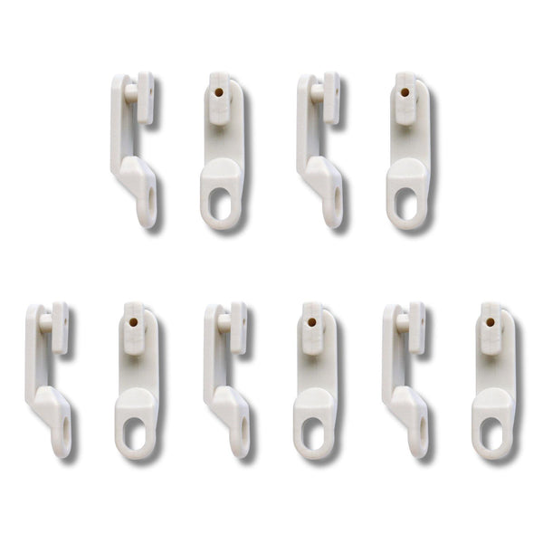 10 Pack Contour Curtain Track Gliders - Ideal