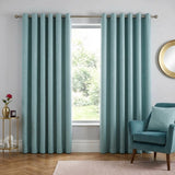 Strata Thermal Dim Out Woven Eyelet Curtains Pair 34