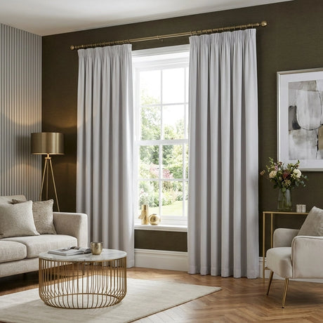 Dijon Blackout Thermal Tape Top Pencil Pleat Curtains 15