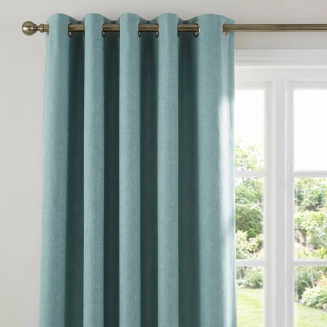 Sorbonne Cotton Lined Ready Made Eyelet Curtains 15