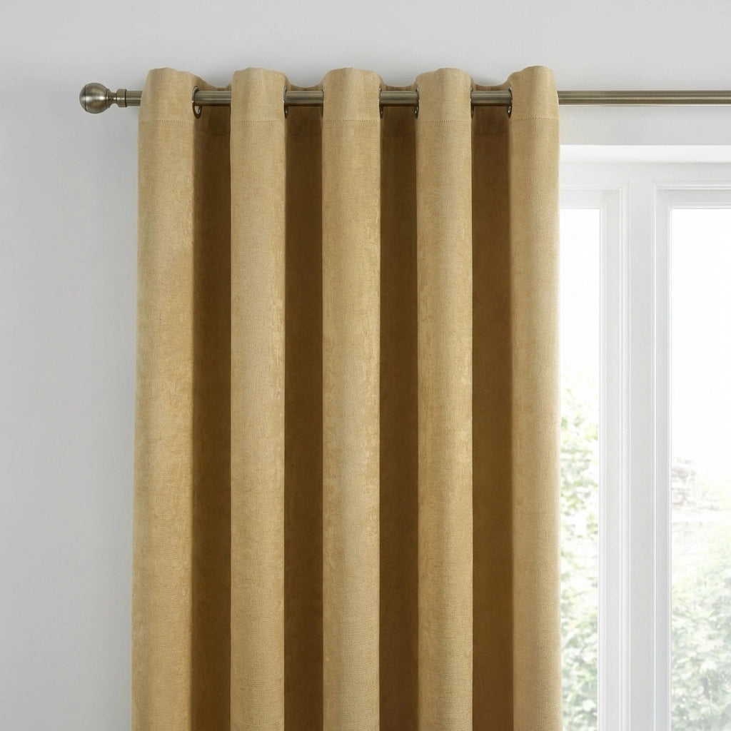 Strata Thermal Dim Out Woven Eyelet Curtains Pair 27