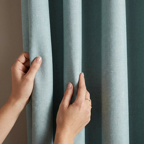Sorbonne Cotton Lined Ready Made Eyelet Curtains 14