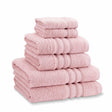 Catherine Lansfield Zero Twist 6 Piece Cotton Towel Bale Set 500GSM - Pink