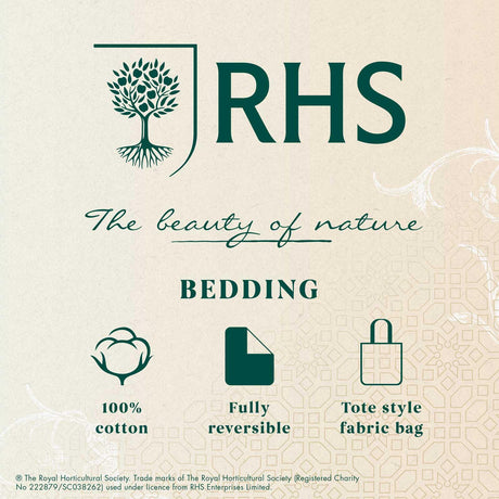 Rose Bloom Duvet Cover Set by RHS