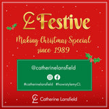 Christmas Ho Ho Ho Cushion by Catherine Lansfield