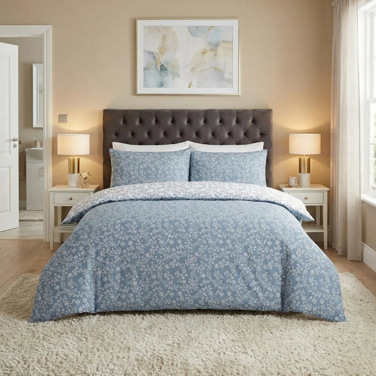 Sade Floral Duvet Cover Set 6