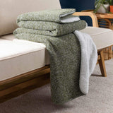 Nurrel Sherpa Throw Blanket 130cm x 180cm by furn.