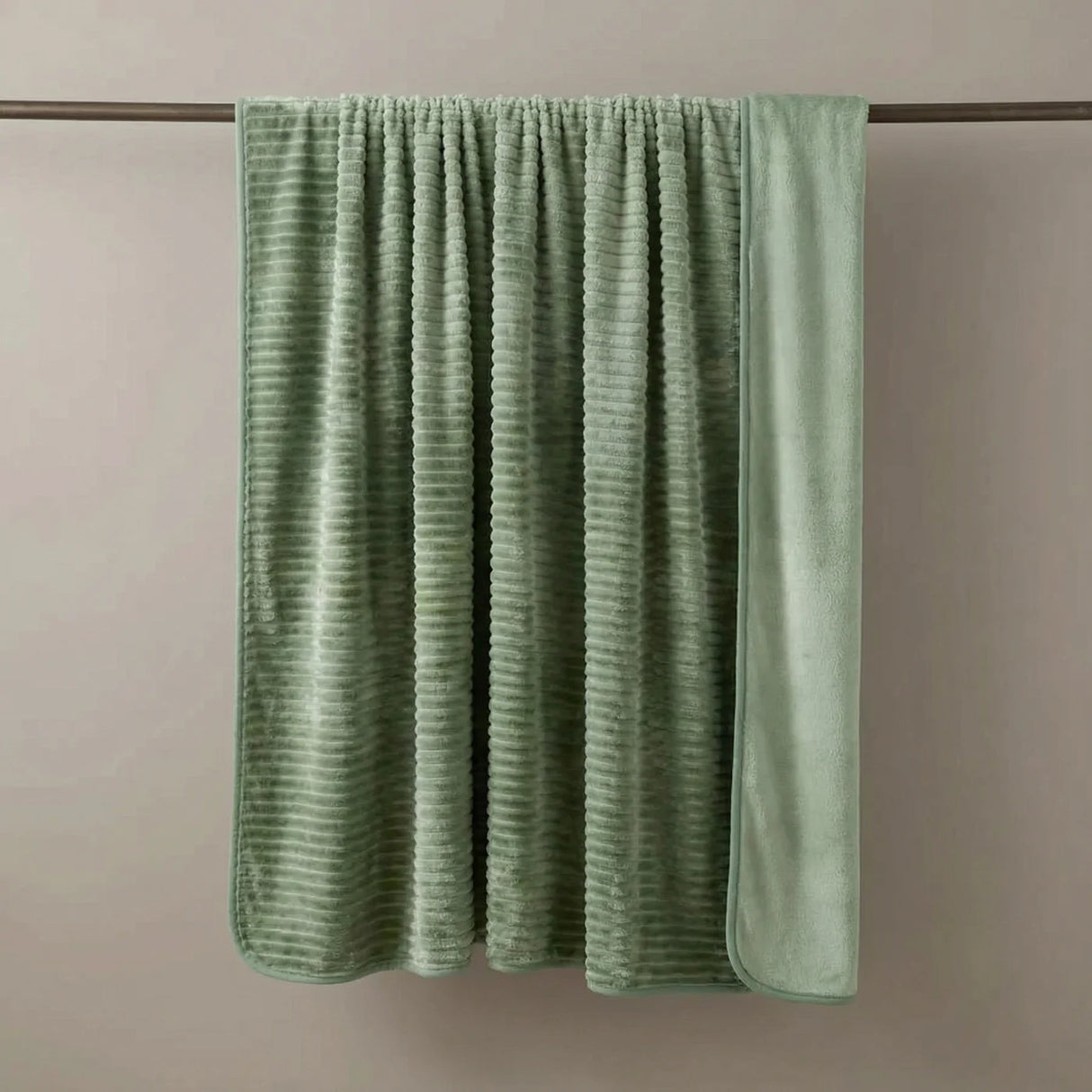 Ribbed Mink Blanket Throw 3