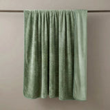 Ribbed Mink Blanket Throw 3