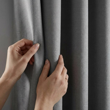 Strata Thermal Dim Out Woven Eyelet Curtains Pair 38