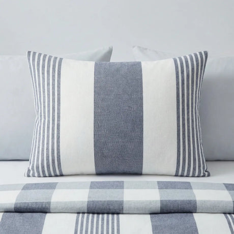 Chambray Stripe Duvet Cover Set 3