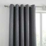 Strata Thermal Dim Out Woven Eyelet Curtains Pair 12