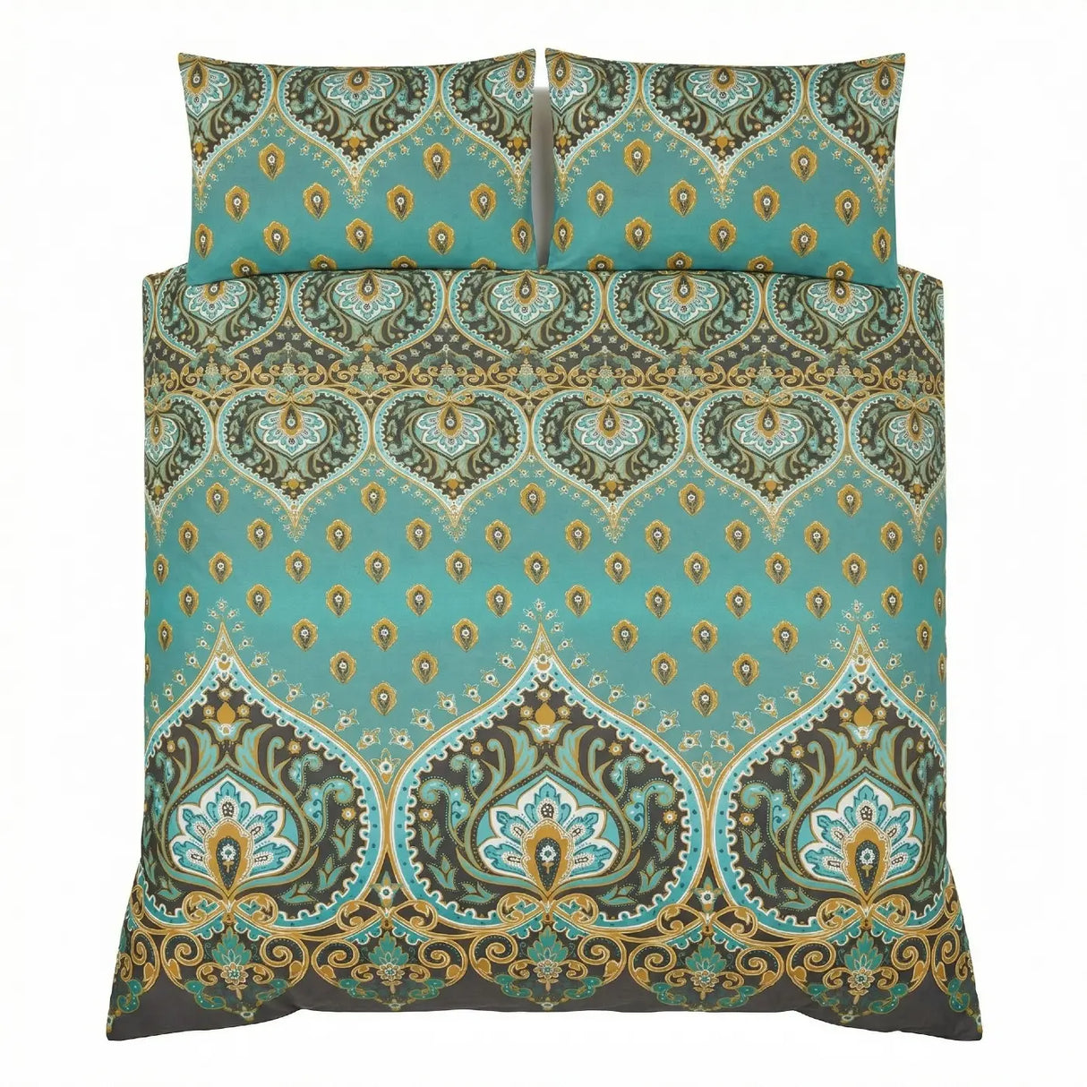 Asha Duvet Cover Set - Emerald image 4