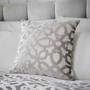 Lattice Cut Velvet Cushion by Catherine Lansfield