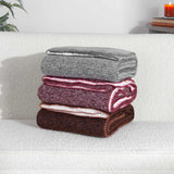 Nurrel Sherpa Throw Blanket 130cm x 180cm by furn.