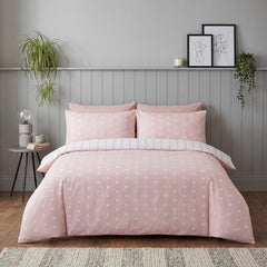 So Soft Spots & Stripes Blush Duvet Cover Bedding Set