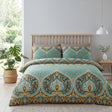 Asha Duvet Cover Set - Emerald