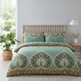Asha Duvet Cover Set - Emerald