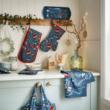 Ulster Weavers 12 Days of Christmas Tea Towel - 12 Days Of Christmas Cotton Tea Towel In Blue 4
