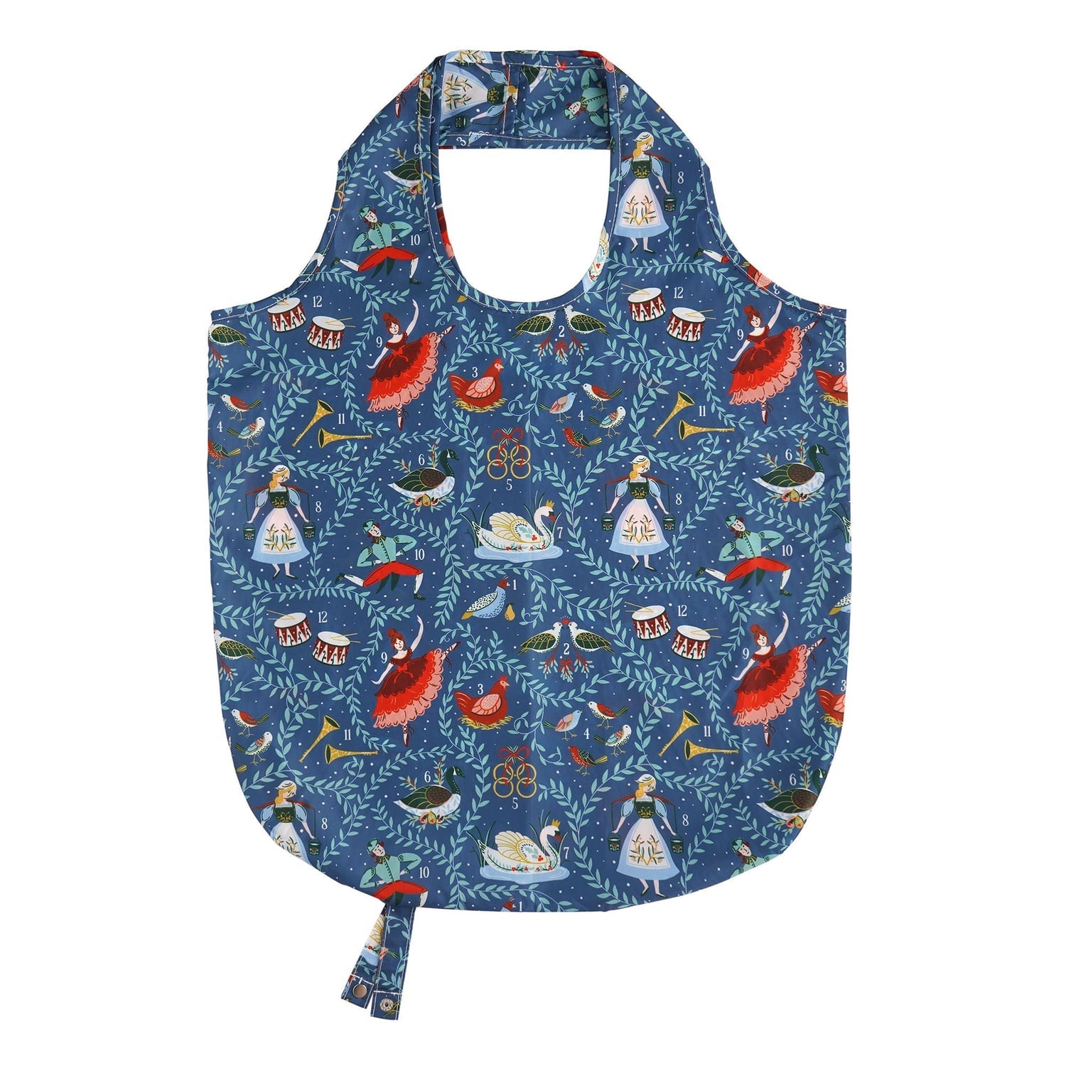 Ulster Weavers 12 Days of Christmas Packable Shopping Bag