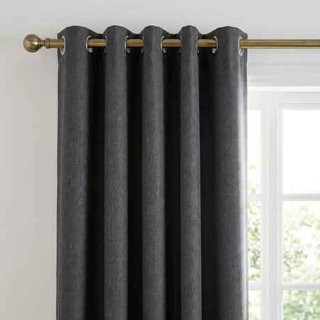 Velvet Chenille Eyelet Curtains 20