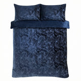 Paloma Velvet Duvet Cover Set - Navy image 3