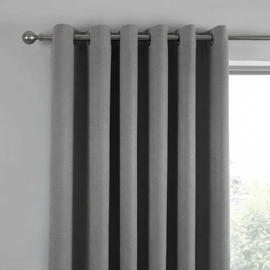 Strata Thermal Dim Out Woven Eyelet Curtains Pair 39