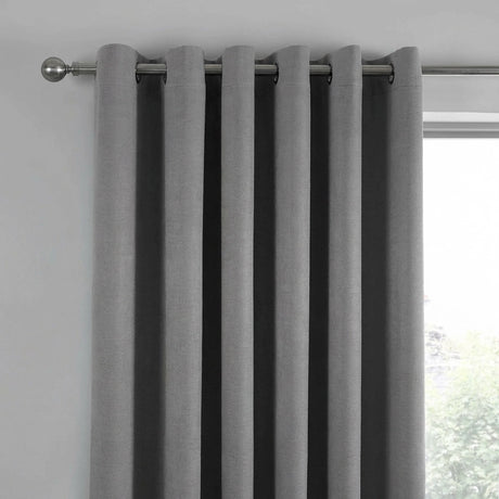 Strata Thermal Dim Out Woven Eyelet Curtains Pair 39