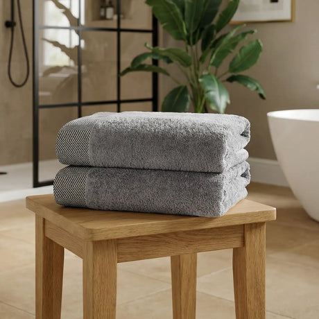 Tidal Bath Sheet 550gsm Towel Pair 1