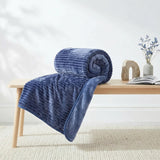 Ribbed Mink Blanket Throw 4