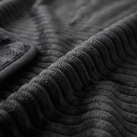 Ribbed Mink Blanket Throw 8