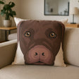 Animal and Inspirational Cushion Cover 18" x 18" - Chocolate Labrador