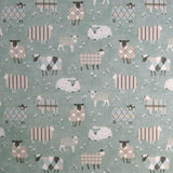 Baa Baa Duck Egg Made To Measure Curtains by Style Furnishings