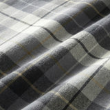 Lomond Check Flannelette Duvet Cover Set - Blue image 4