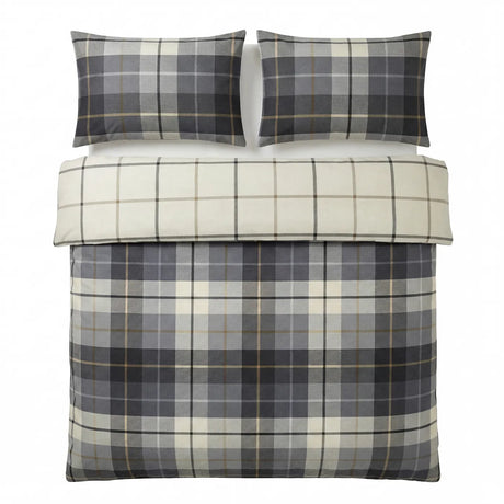 Lomond Check Flannelette Duvet Cover Set 2