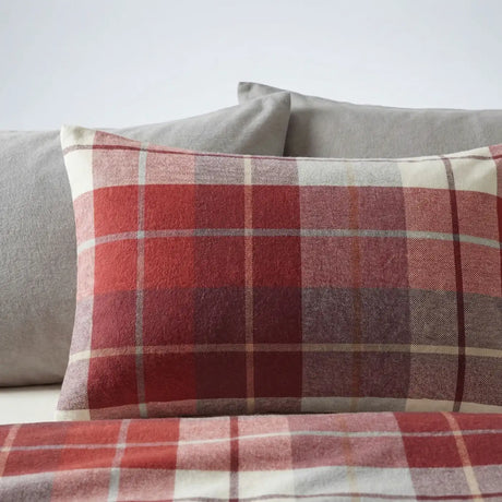Lomond Check Flannelette Duvet Cover Set 7
