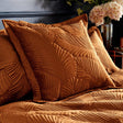 Palmeria Quilted Velvet Cushion Cover 24" x 24" (60cm x 60cm) by Paoletti 5