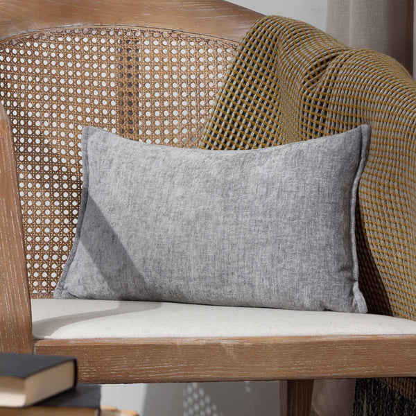 Buxton Rectangular Cushion Cover Grey