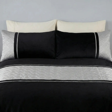 Capri Duvet Cover Set - Silver image 3