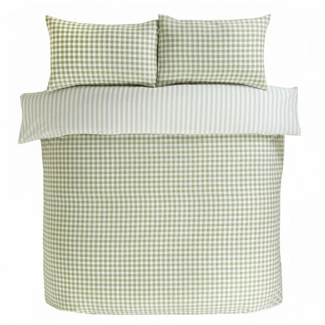 Gingham Check Duvet Cover Set 8