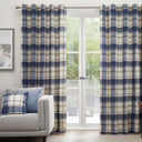 Balmoral Check Eyelet Curtains by Fusion