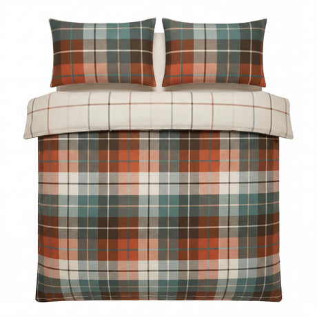 Lomond Check Flannelette Duvet Cover Set 10