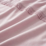 Tia Trellis Duvet Cover Set - Blush image 4